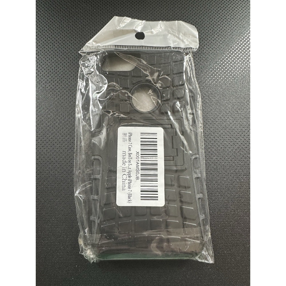 New For Iphone 7 Case Kickstand Shockproof‎ Ring Hard Cover Black